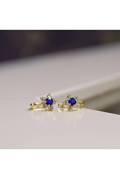 Çelikoğlu Kuyumculuk ÇELİKOĞLU KUYUMCULUK 8 AYAR ALTIN LACİVERT TAŞLI BEBEK Ç...