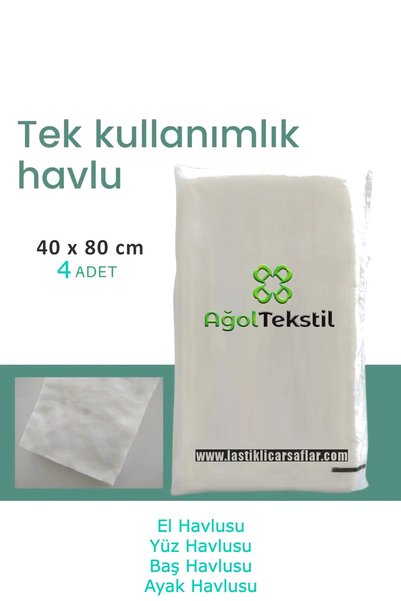 ağol tekstil Disposable Travel Set – Single Duvet Cover 5-Piece Towels |   Vacation Set
