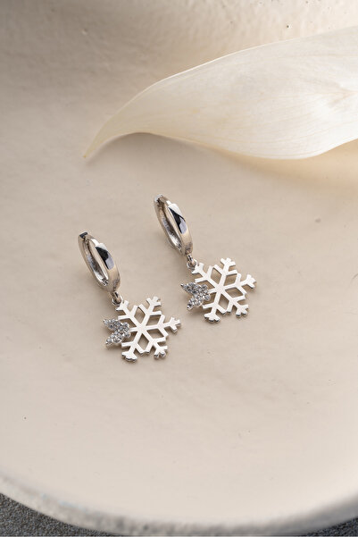 Silvano Jewelry 925 Ayar Gümüş Kartanesi Küpe