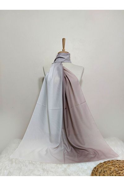 REMOMODA Chiffon Silky Shawl Gradient Model Wrinkle Free Non Slip Supple-Soft High Quality