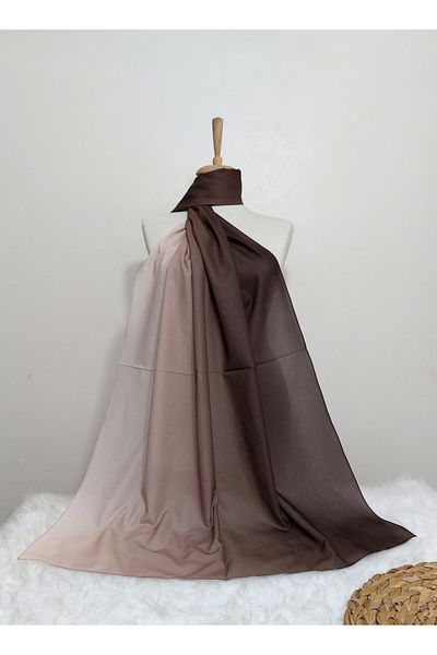 REMOMODA Chiffon Silky Shawl Gradient Model Wrinkle Free Non Slip Supple-Soft High Quality