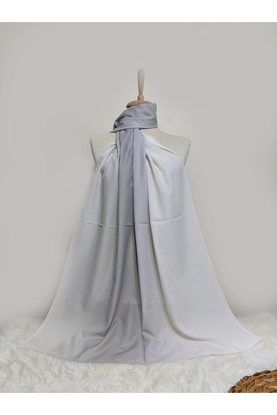 REMOMODA Chiffon Silky Shawl Gradient Model Wrinkle Free Non Slip Supple-Soft High Quality