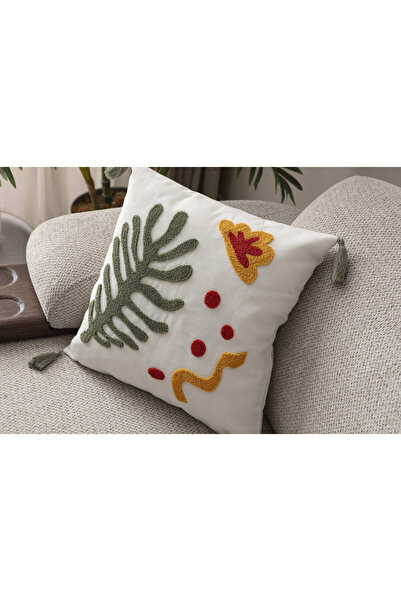 SWITA Husa de perna din in brodat Seria Comfort 43x43 cm