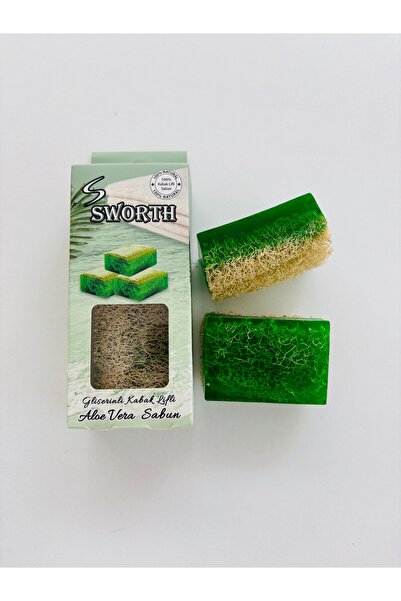 SWORTH PROFESSİONAL SOLİNGEN ŞEKİL KABAK LİFLİ SABUN ALOEVERA