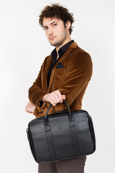 Necati Çanta Macbook Organizer Laptop Evrak Çantası 13" & 14" Inç Siyah