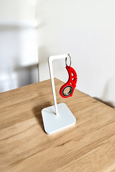 lina hobby Keyrambit Rulmanlı Kırmızı Dönen Anahtarlık – 1 Adet
