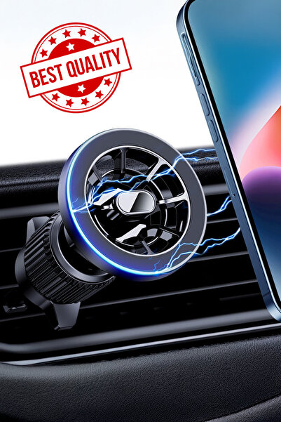 Kipgsm Manyetik Araç Telefon Tutucu | Magsafe Uyumlu | Hava Menfezi Vakumlu i...