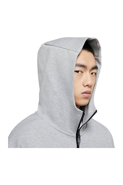 Nike M Nsw Tch Flc Hoodie Fz Wr Ανδρικό γκρι φούτερ - Cu4489-063