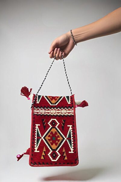 mdhomecarpet Kilim El Yapımı Heybe Çanta Şark Köşesi Duvar Süsü Kadın Çanta