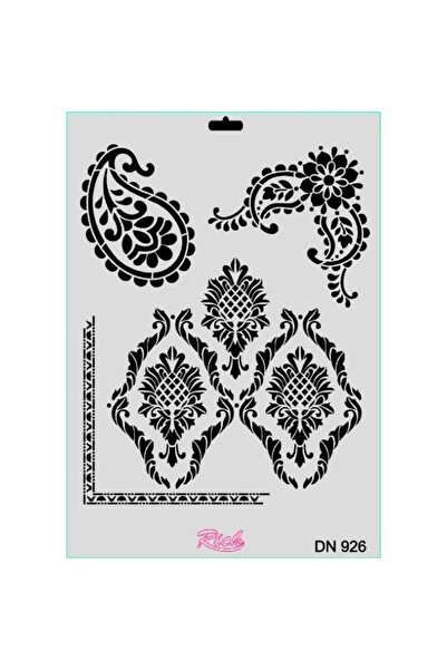 Mestore Rich Lace Series Dn-926 Stencil 35X25 cm - 9996670060554