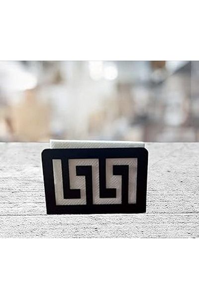 Mu Art Ardini Napkin Holder Motif Matte Black