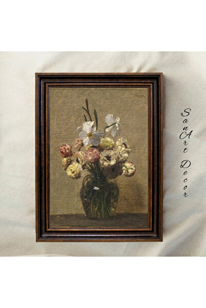 Sanart Pictură de epocă, pictură în ulei, pictură înrămată, decor artistic, p...