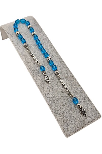 Han Ticarethane 15 boabe de culoare turcoaz cu design special din sticlă Zaza...