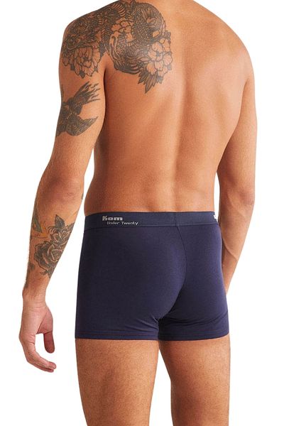 Kom Men's Cotton Modal Elastic Waist Tight Leg 2-Piece Boxers