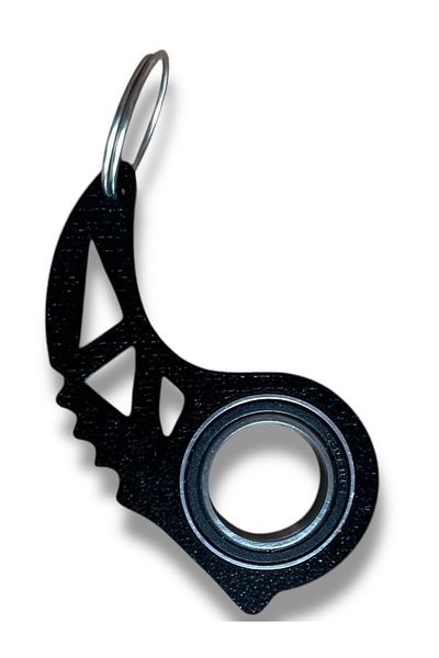 lina hobby Keyrambit Black Rotating Keychain with Ball Bearing – 1 Piece
