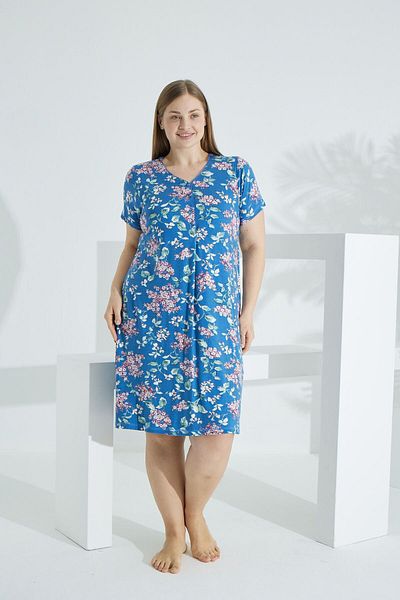 Etoile Rochie de damă de vară din bambus mărime mare - rochie de mamă