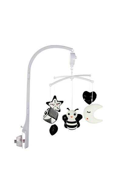 Choice Bee 678 Animal Music Box Black and White Bed Bell Toy Baby Crib Rattles Baby Toys 0-12 Months Infant