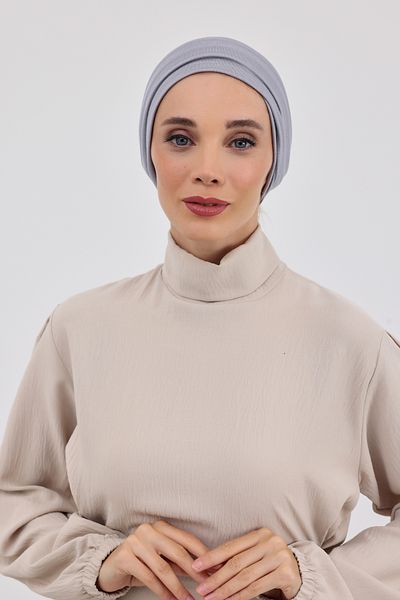 HIJAB VIP توربان قطعتين قطن ايطالي - ربط
