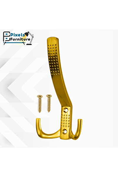 PixelsFurniture Pixel Furniture Chrome Wall Mounted Metal Clothes Hanger