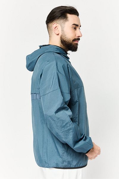 Reebok Men Sportswear Fit Long Sleeves Training Jacket, Grey