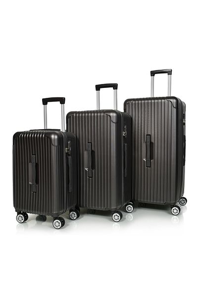 MORANO Murano Durable and Lightweight Luggage Set, 4-Wheel Spinner Suitcase with Built-in TSA Lock (3-Piece Set)