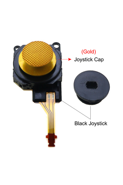 Choice11 Black - Gold cap YuXi Black 3D Analog Joystick Button Sensor Module ...