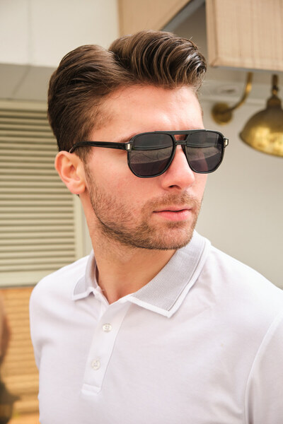 Monvago Mv 025177 Black Men's Sunglasses