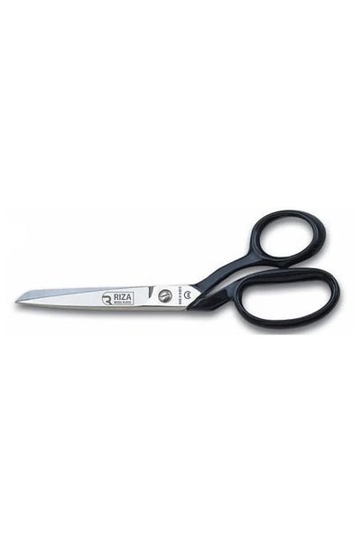 Belle Fusion A4115-9 textile / horizontal regula scissors no: 9 inch / 22.86 cm - nickel plated, black handle