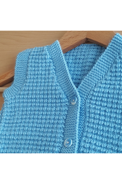 PİNA HEDİYELİK AKSESUAR EL ÖRGÜSÜ YELEK BEBEK YELEK ŞİŞ İŞİ EL İŞİ YELEK ÇOCUK YELEK 0-2 YAŞ