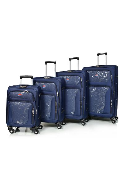 MORANO Murano 4-Piece Suitcase Set, 32/28/24/20 Inch, Durable Canvas