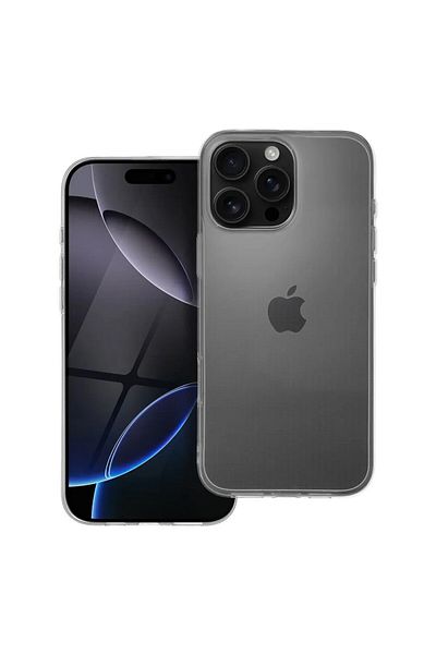 REDz Accessories Husă pentru iPhone 16 Pro, silicon transparent, protecție durabilă, grosime 2 mm