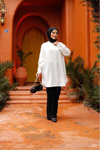 Lamazi Veil Life Ekru 4148 Gömlek