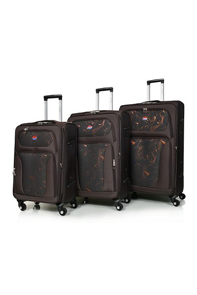 MORANO Murano 4-Piece Suitcase Set, 32/28/24/20 Inch, Durable Canvas
