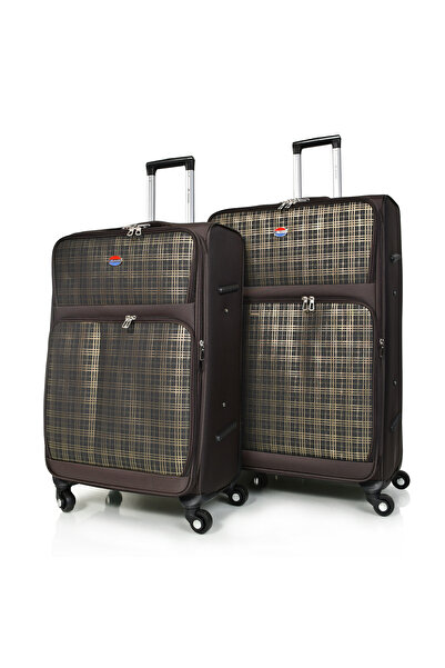 MORANO Murano 4-Piece Suitcase Set, 32/28/24/20 Inch, Durable Canvas