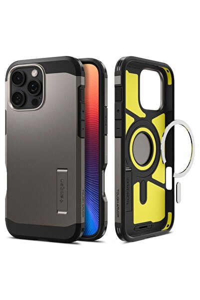 REDz Accessories Carcasă Spigen Tough Armor Mag pentru iPhone 16 Pro, compati...