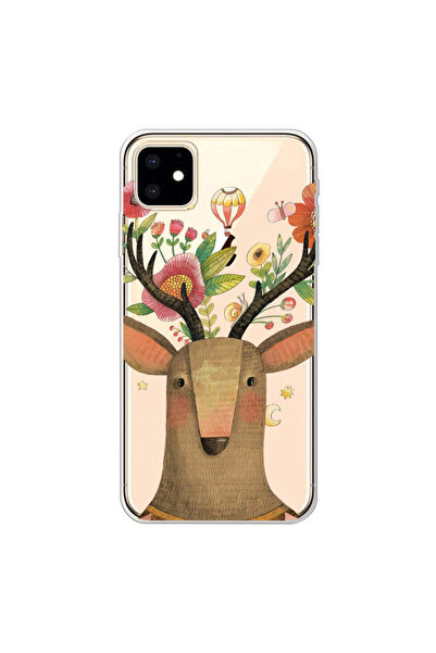 REDz Accessories Carcasă compatibilă cu iPhone 11, model Reindeer, rezistentă...