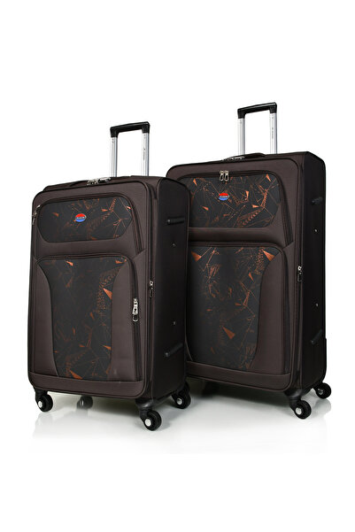 MORANO Murano 4-Piece Suitcase Set, 32/28/24/20 Inch, Durable Canvas