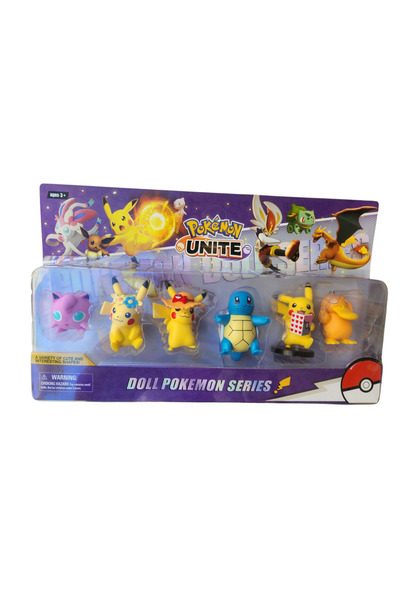 Ailenizin Oyuncakçısı 6'lı pokemon pikachu figür kaliteli set