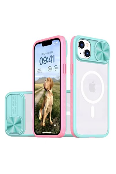 REDz Accessories Husă pentru iPhone 14 cu cameră glisantă, protecție cameră, ...