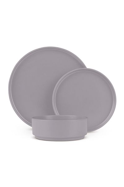 Berlinger Haus 18-piece Plate Set Taupe Bh 10006