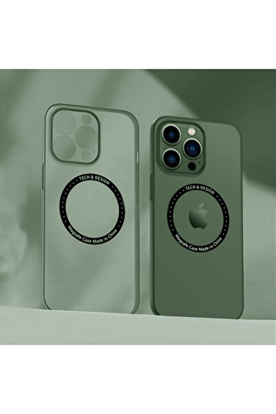 REDz Accessories Carcasă Magsafe ultra-subțire, compatibilă cu iPhone 13, tra...