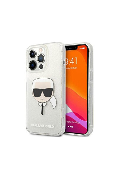 REDz Accessories Carcasă Karl Lagerfeld, compatibilă cu iPhone 13 Pro, silico...