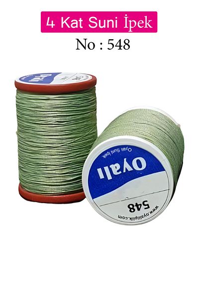 Rasanet Embroidered 4 Layers Rayon Yarn Needlework Needlepoint Beading Floss Crochet No:548