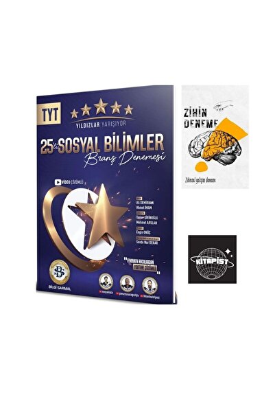 Bilgi Sarmal Yayınları BİLGİSARMAL- TYT SOSYAL BİLİMLER YLDIZLAR YARIŞIYOR DE...