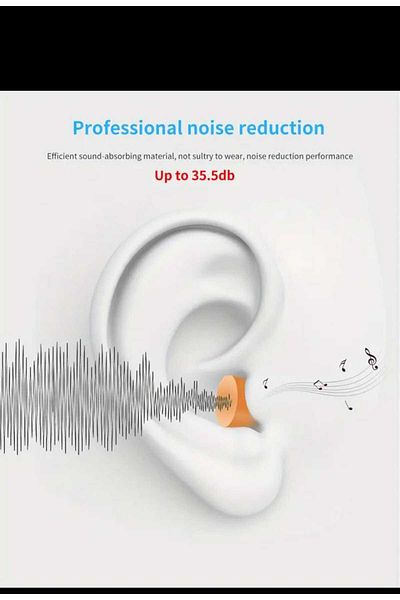 EMKSHOP Earplugs Without Cord (3 Pairs)