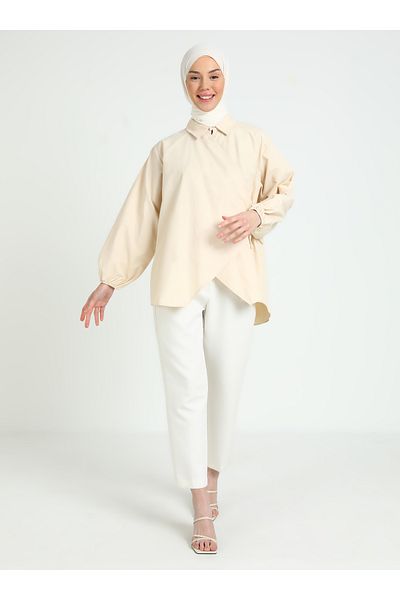 VAV Stone Color Cross Tunic - Vav
