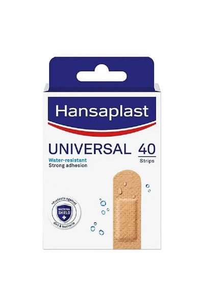 Hansaplast 40S UNIVERSAL ASSORTED STRIP WATER RRESISTANT