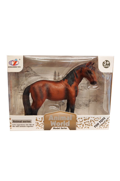 Animal World Calimera Toys Hayvan Figürleri Oyuncak Kahverengi At
