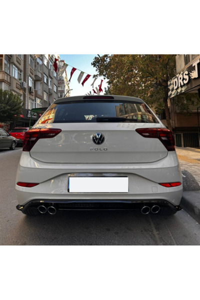 OEM VW Polo 2017 Üstü Diffizör İtal Piano Black Taiwan Garage453