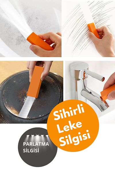 Shopura 1Pc Multipurpose Rubber Magic Stain Eraser Stain Remover Eraser Sponge